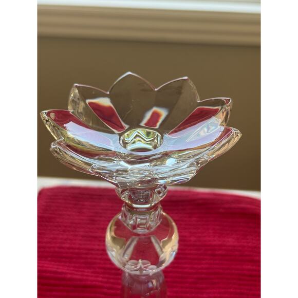 Vintage Gotham Chantilly 12 inch Lead Crystal Candlestick - Picture 8 of 10